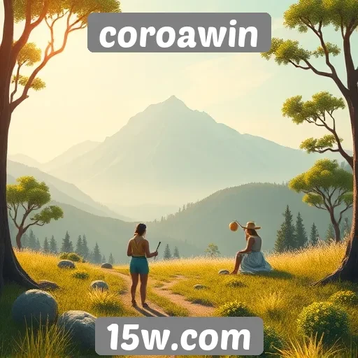 Jogabilidade e design no site Coroawin