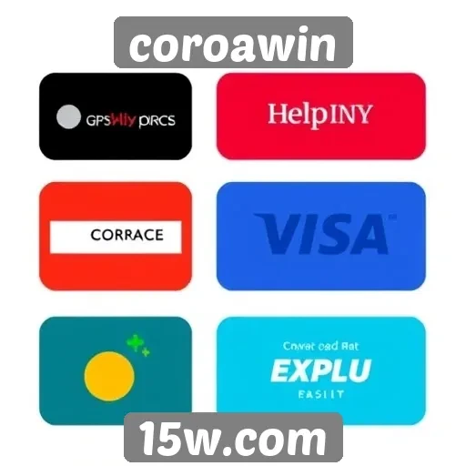 Revisão das opções de pagamento no site Coroawin