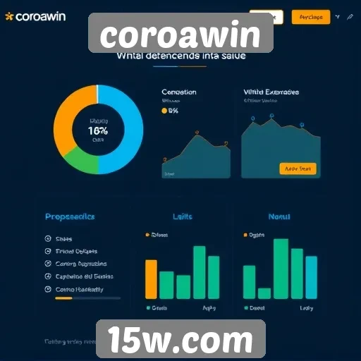 Análise da interface do usuário no site Coroawin